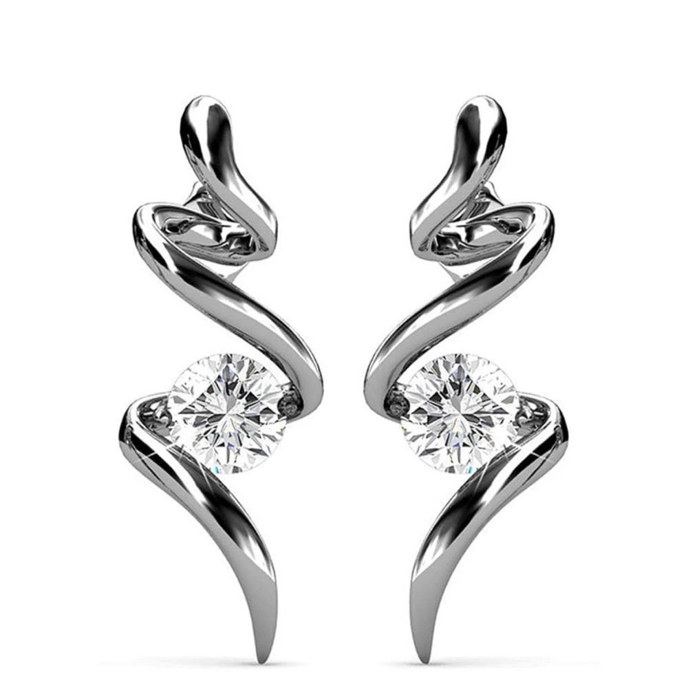 Serpent Earrings Embellished With SWAROVSKI® Crystals by RN Covenant Jewelry